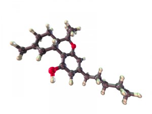 tetrahydrocannabinol molecule